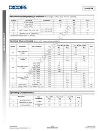 74AHC04T14-13 Datasheet Page 3