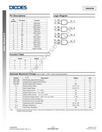 74AHC08S14-13 Datasheet Page 2
