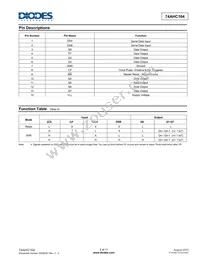 74AHC164S14-13 Datasheet Page 2