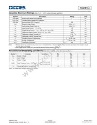 74AHC164S14-13 Datasheet Page 4