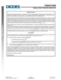 74AHC1G00W5-7 Datasheet Page 8