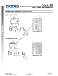 74AHC1G08W5-7 Datasheet Page 7
