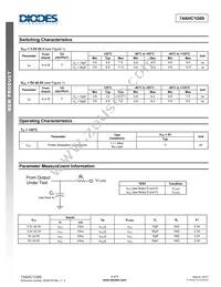 74AHC1G09SE-7 Datasheet Page 4