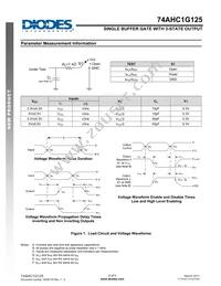 74AHC1G125W5-7 Datasheet Page 6