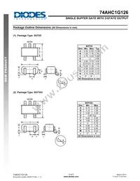 74AHC1G126W5-7 Datasheet Page 8
