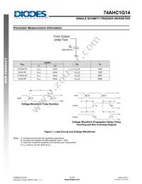 74AHC1G14W5-7 Datasheet Page 6