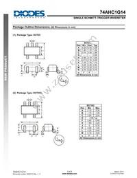 74AHC1G14W5-7 Datasheet Page 8