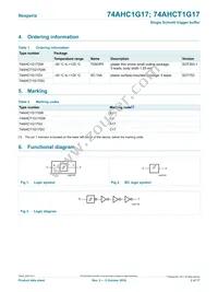 74AHC1G17GVH Datasheet Page 2