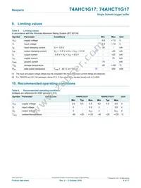 74AHC1G17GVH Datasheet Page 4