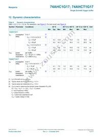 74AHC1G17GVH Datasheet Page 7