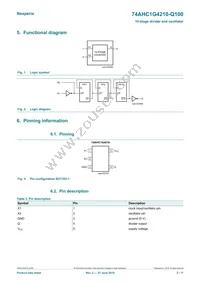 74AHC1G4210GW-Q10H Datasheet Page 2