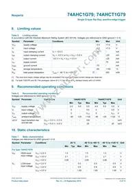 74AHC1G79GV Datasheet Page 4