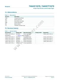 74AHC1G79GV Datasheet Page 10