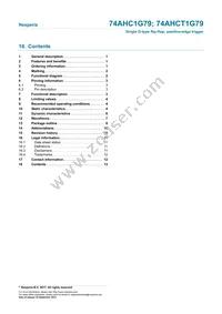 74AHC1G79GV Datasheet Page 13