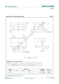 74AHC1GU04GW Datasheet Page 9