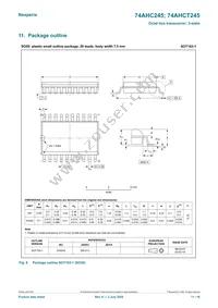 74AHC245D Datasheet Page 11