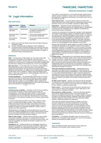 74AHC245D Datasheet Page 15