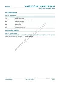74AHC257D-Q100J Datasheet Page 14