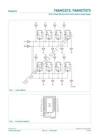 74AHC273D Datasheet Page 3