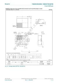 74AHC30BQ-Q100X Datasheet Page 11