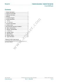 74AHC30BQ-Q100X Datasheet Page 14