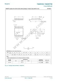 74AHC30GU12X Datasheet Page 11