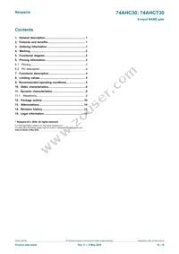 74AHC30GU12X Datasheet Page 16