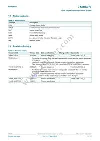 74AHC373D Datasheet Page 11