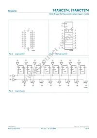 74AHC374D Datasheet Page 3
