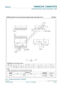74AHC374D Datasheet Page 14