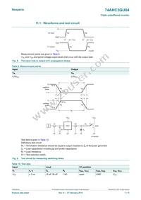 74AHC3GU04GD Datasheet Page 7