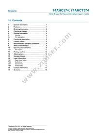 74AHC574D Datasheet Page 18