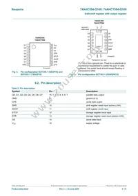 74AHC594DB-Q100J Datasheet Page 4