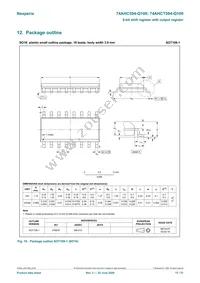 74AHC594DB-Q100J Datasheet Page 15