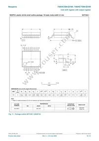 74AHC594DB-Q100J Datasheet Page 16