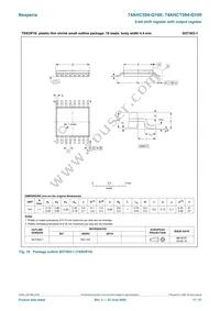 74AHC594DB-Q100J Datasheet Page 17