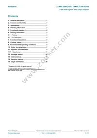 74AHC594DB-Q100J Datasheet Page 21