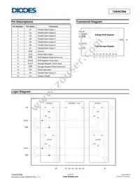 74AHC594T16-13 Datasheet Page 2