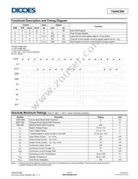 74AHC594T16-13 Datasheet Page 3