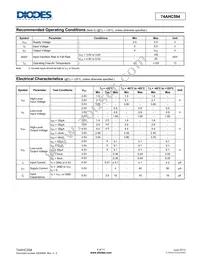 74AHC594T16-13 Datasheet Page 4