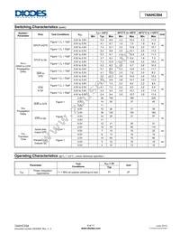 74AHC594T16-13 Datasheet Page 6