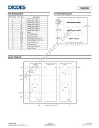 74AHC595T16-13 Datasheet Page 2