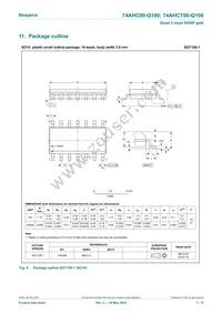 74AHCT00BQ-Q100X Datasheet Page 7