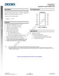 74AHCT00S14-13 Datasheet Cover