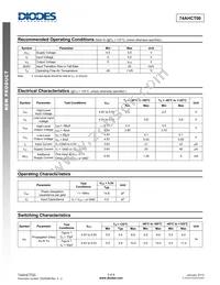 74AHCT00S14-13 Datasheet Page 3