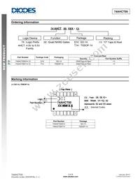 74AHCT00S14-13 Datasheet Page 5