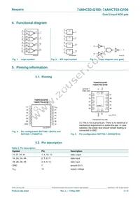 74AHCT02BQ-Q100X Datasheet Page 2