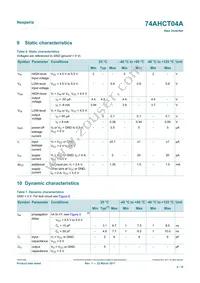 74AHCT04APWJ Datasheet Page 4