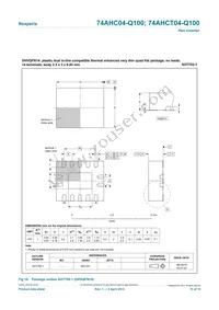 74AHCT04BQ-Q100X Datasheet Page 11