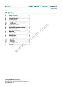 74AHCT04BQ-Q100X Datasheet Page 15